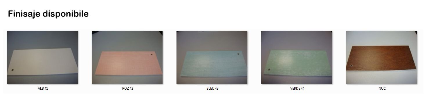 Finisaje disponibile