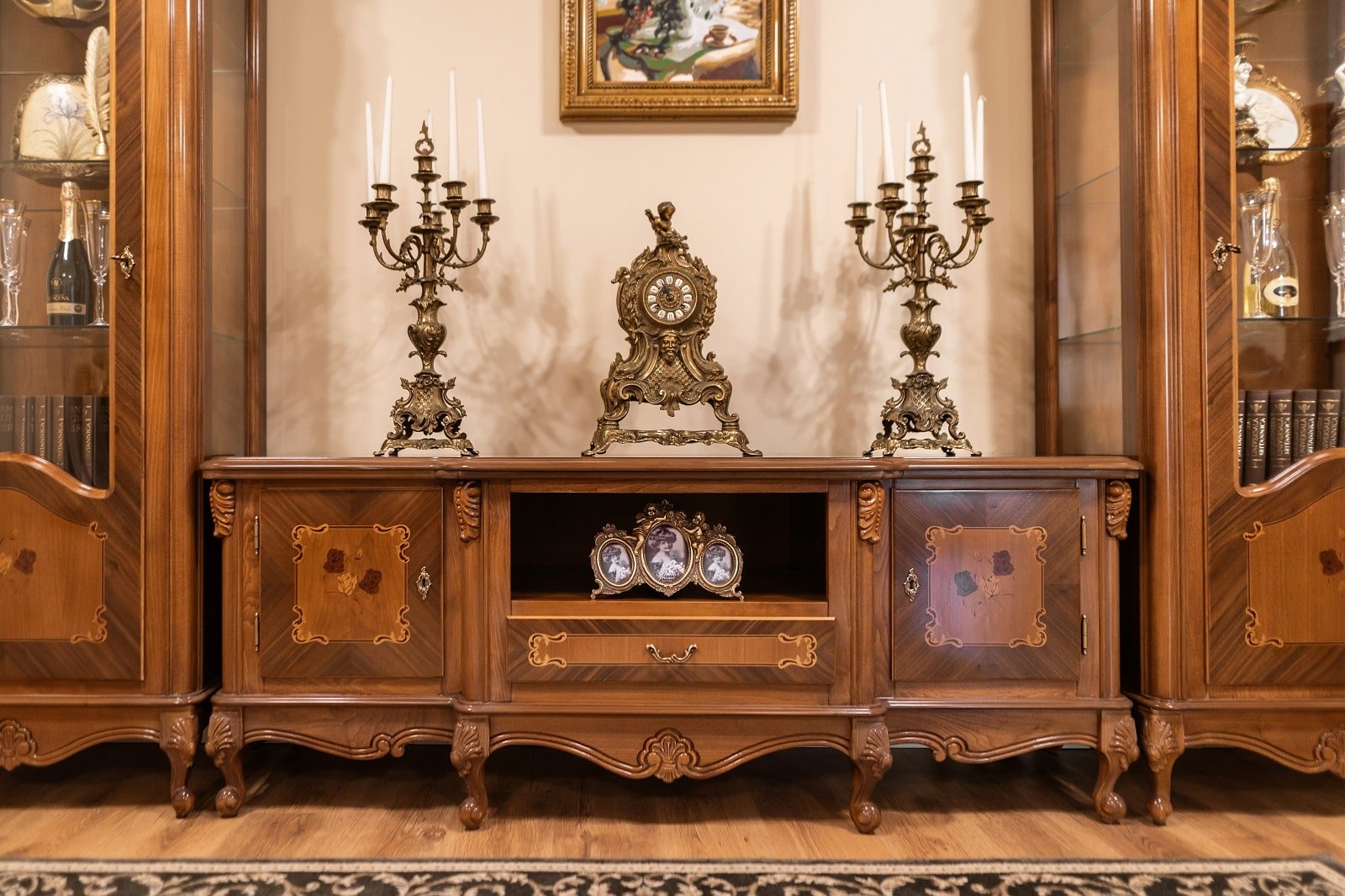 comoda _ Mobila Mobilier Living Camera de zi LEMN MASIV MELANIA_MILANO