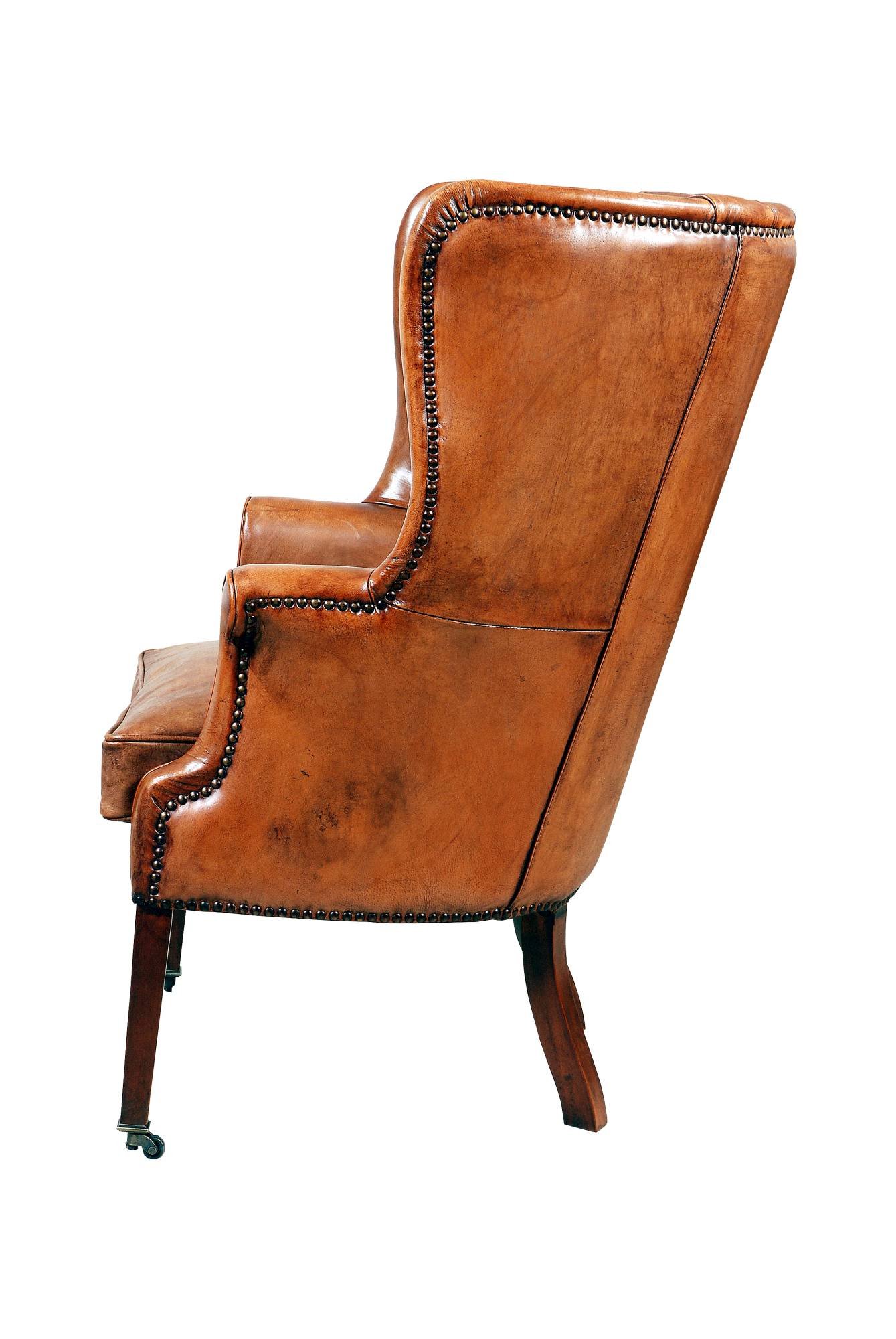 Fotoliu Chesterfield piele naturala - tip Churchill XL, 63 image