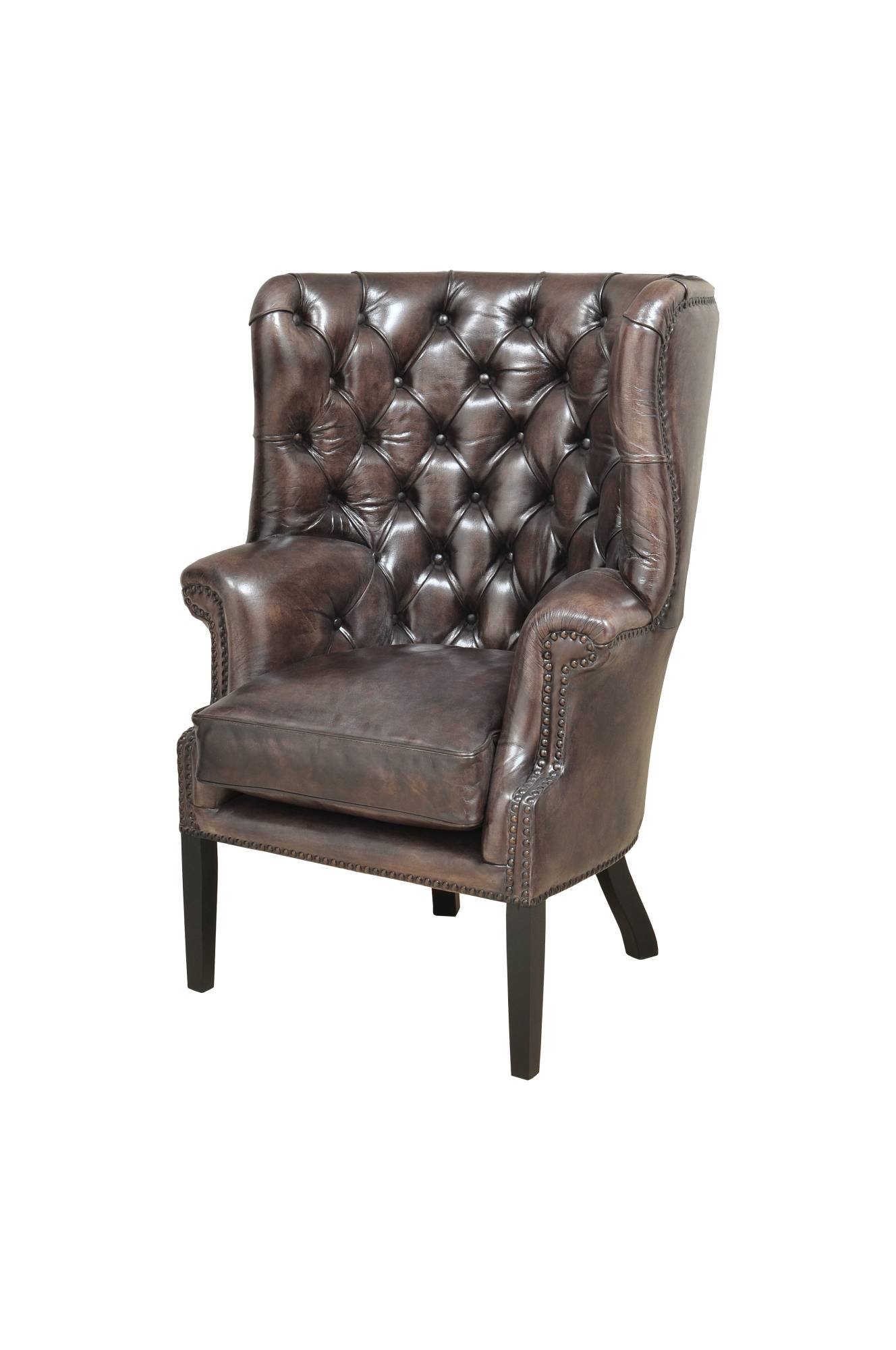 Fotoliu Chesterfield piele naturala - tip Churchill XL, 2 image