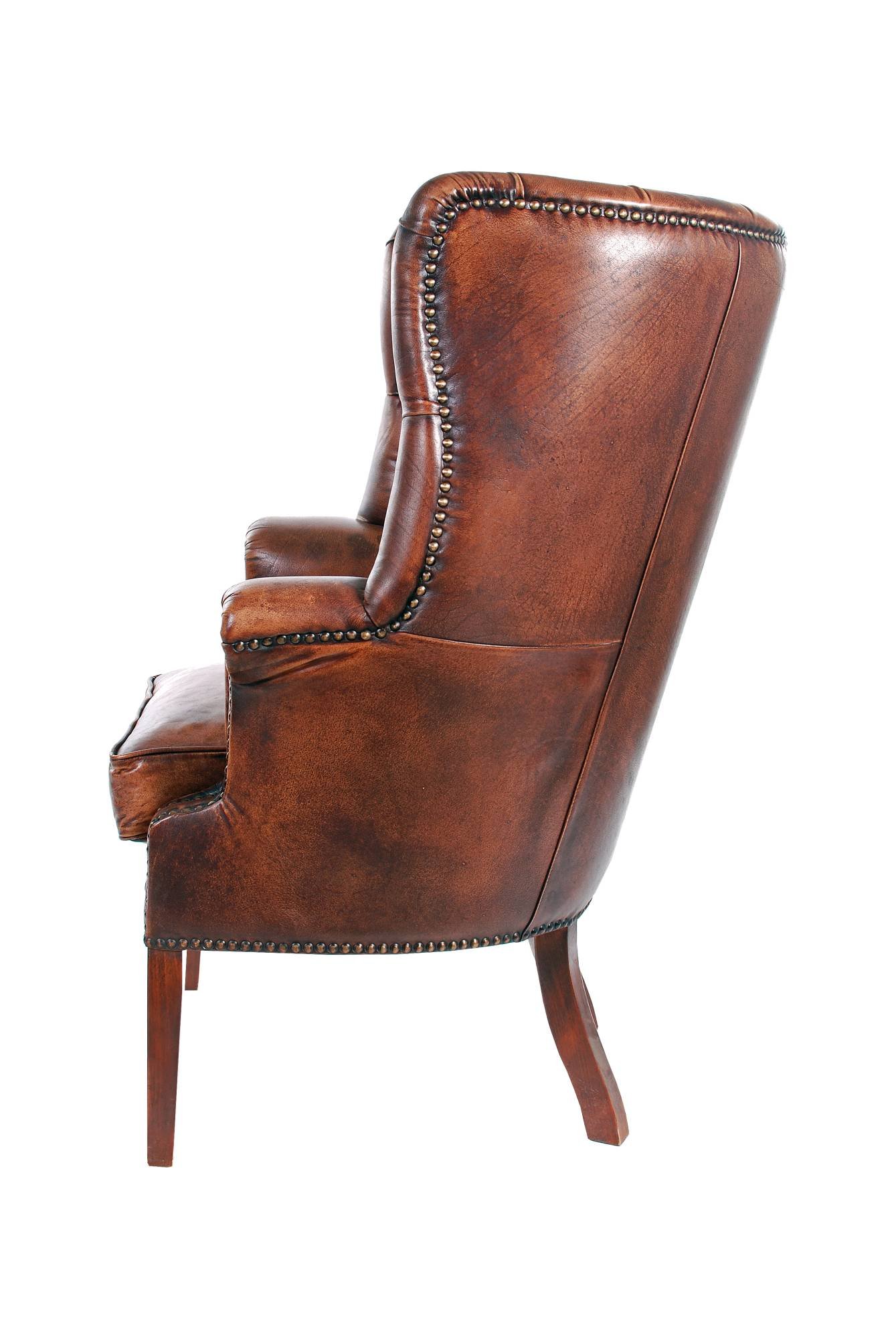 Fotoliu Chesterfield piele naturala - tip Churchill XL, 29 image