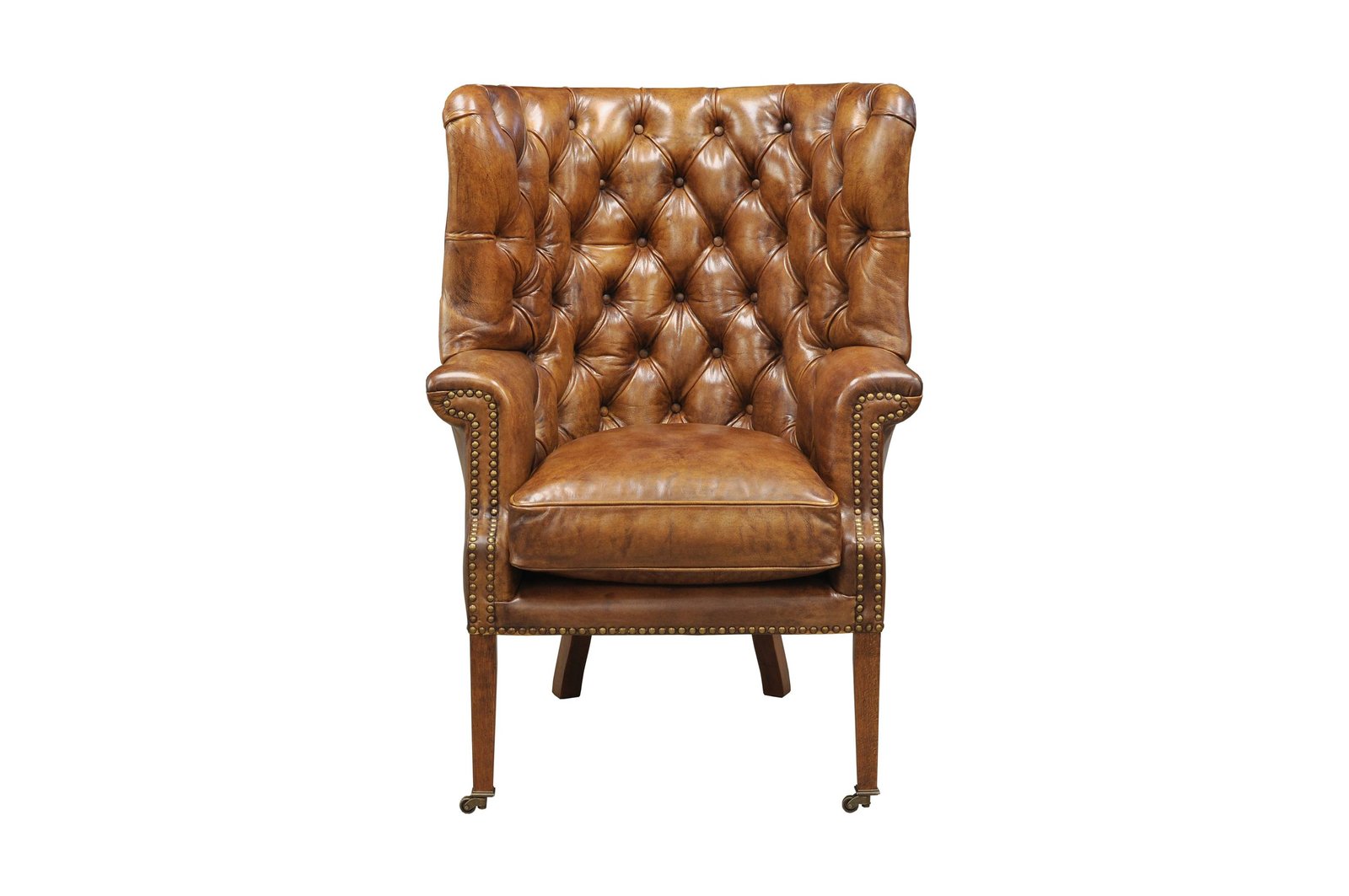 Fotoliu Chesterfield piele naturala - tip Churchill XL, 2 image