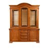 vitrina 3 usi - vitrina 3 usi - Mobila / Mobilier Sufragerie lemn masiv NUC cu intarsie - mobila lux clasica- DOMINO M