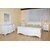 Mobila / Mobilier Dormitor clasic alb cu patina - ansamblu 4