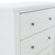 detaliu comoda - Dormitor CLEMENCE alb - lemn vopsit alb clasic / modern